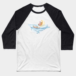 Cute whale Baseball T-Shirt